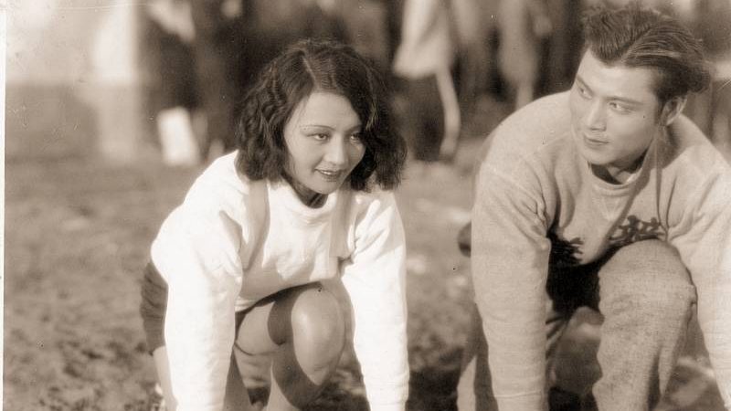 Sports Queen 1934 production still track