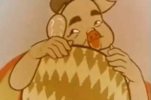 Pigsy Eats a Watermelon 1958