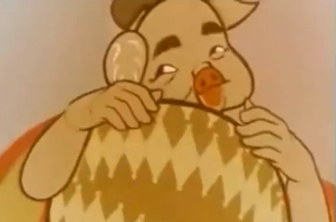 Pigsy Eats a Watermelon 1958